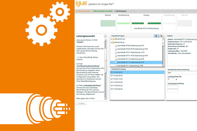 Konfigurator für Leitungen und Stecker